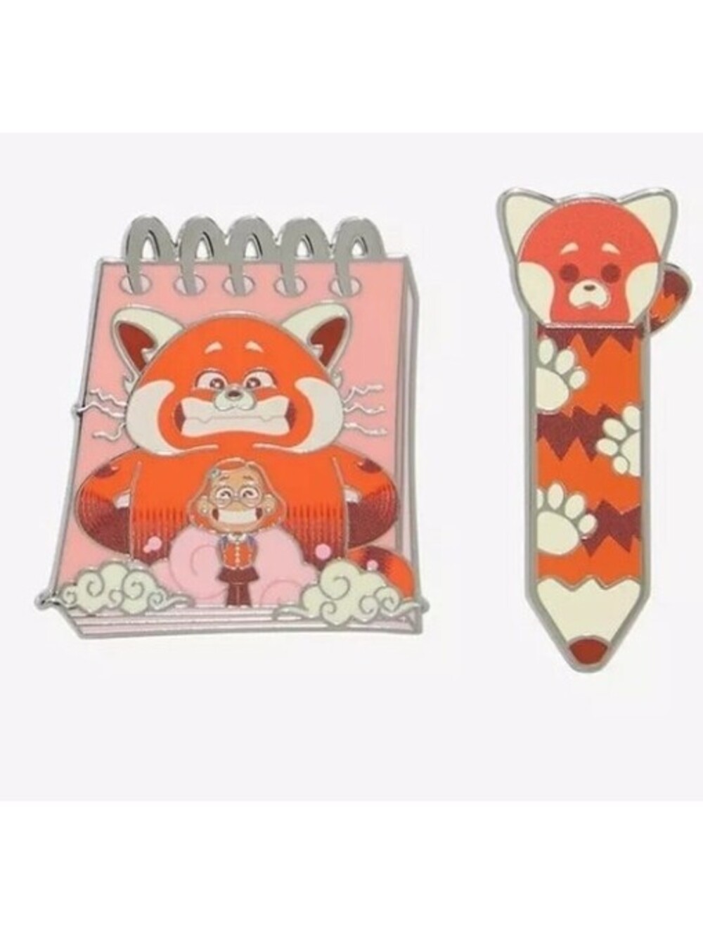 Disney Pixar Pencil & Notepad Blind Box Enamel Pin Set